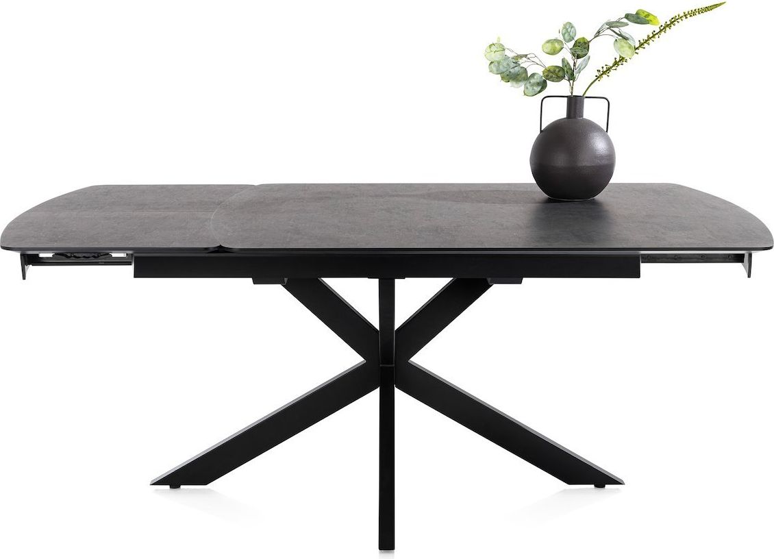 Henders en Hazel Pavalon Antraciet Uitschuiftafel