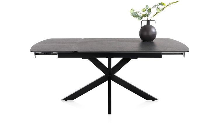 Henders en Hazel Pavalon Antraciet Uitschuiftafel