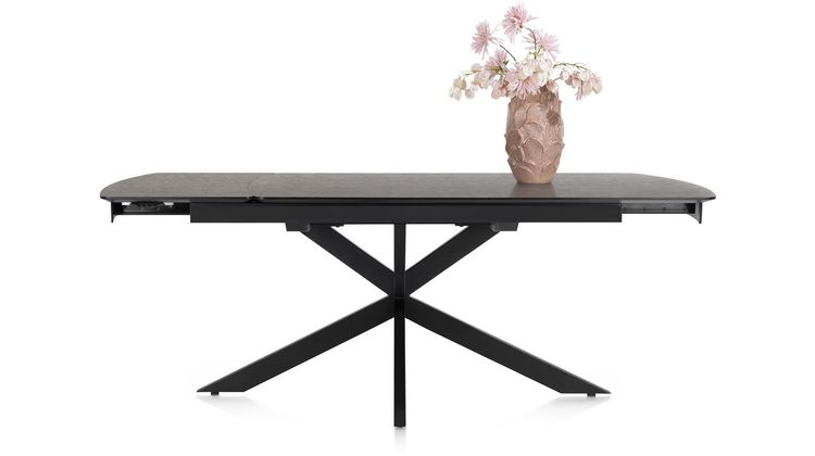 Henders en Hazel Pavalon Antraciet Uitschuiftafel