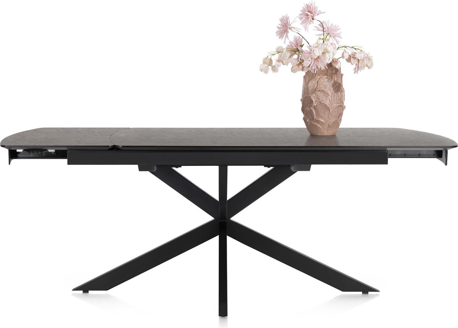 Henders en Hazel Pavalon Antraciet Uitschuiftafel