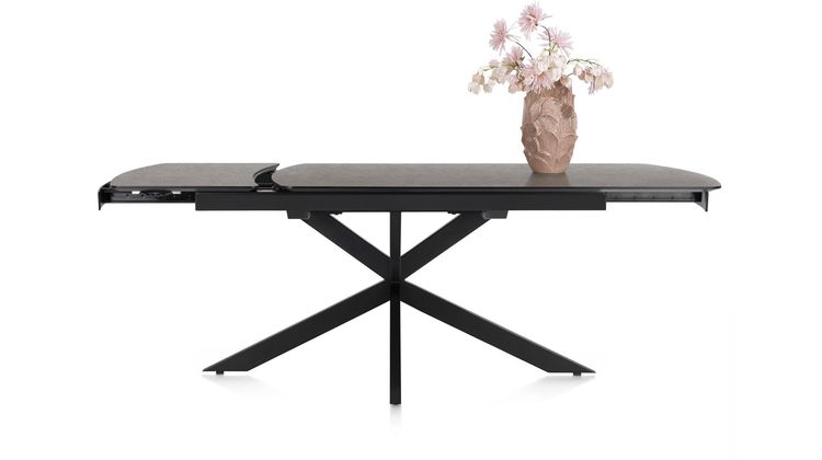 Henders en Hazel Pavalon Antraciet Uitschuiftafel