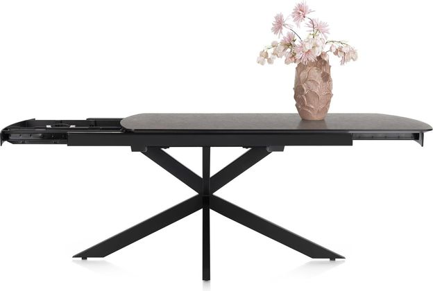 Henders en Hazel Pavalon Antraciet Uitschuiftafel