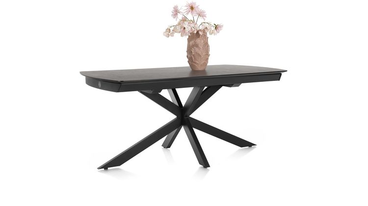 Henders en Hazel Pavalon Antraciet Uitschuiftafel