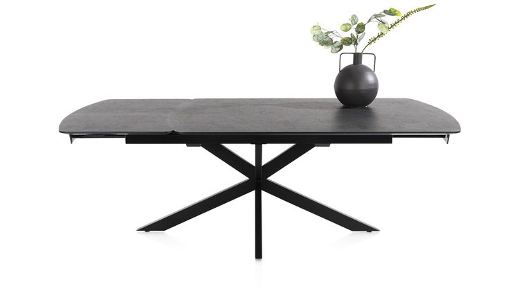 Henders en Hazel Pavalon Antraciet Uitschuiftafel