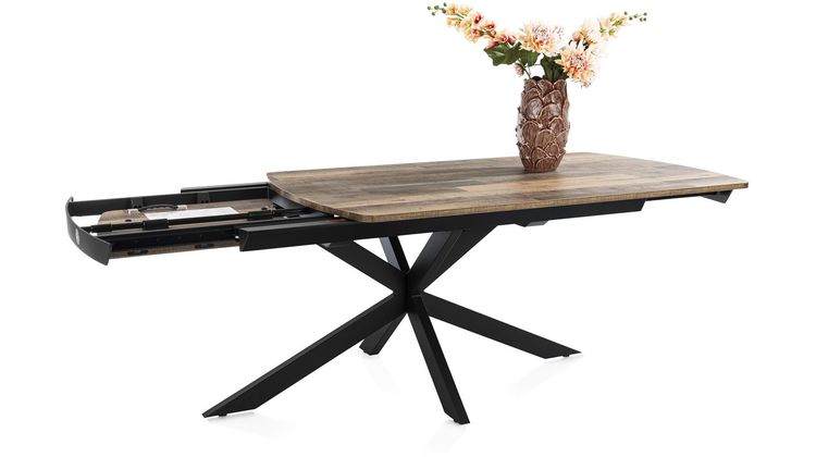 Henders en Hazel Pavalon Driftwood Uitschuiftafel