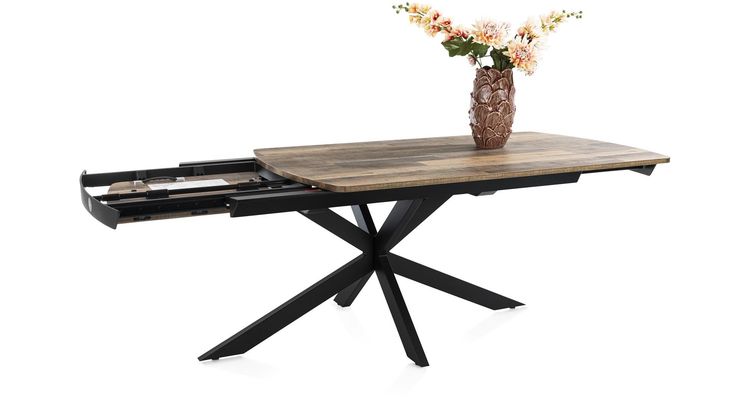 Henders en Hazel Pavalon Driftwood Uitschuiftafel