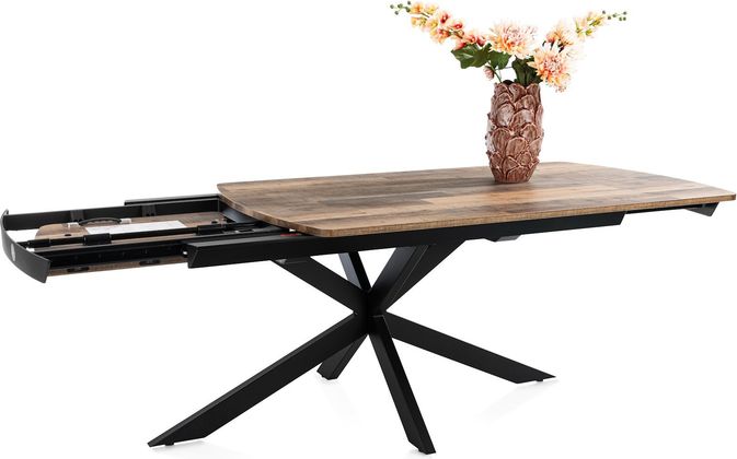 Henders en Hazel Pavalon Driftwood Uitschuiftafel
