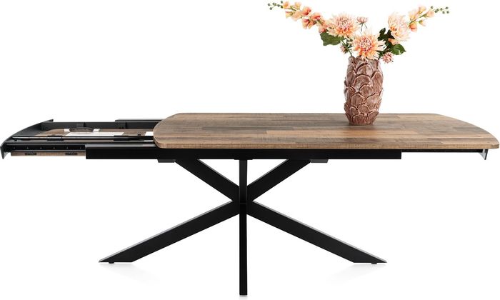 Henders en Hazel Pavalon Driftwood Uitschuiftafel