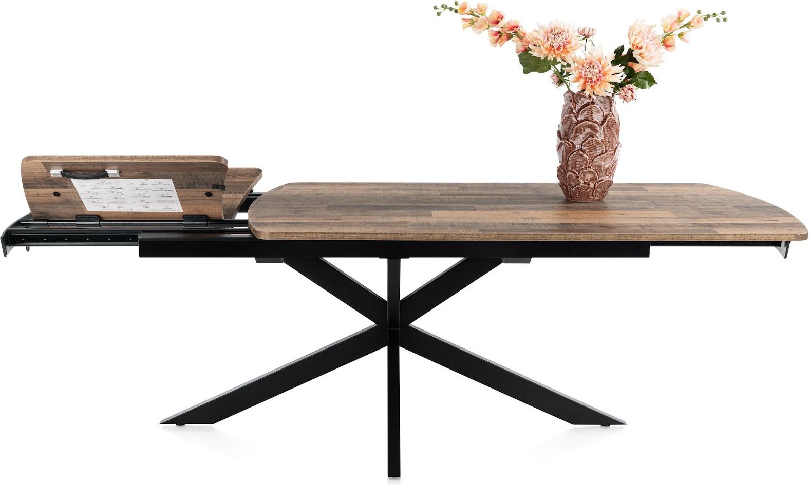 Henders en Hazel Pavalon Driftwood Uitschuiftafel