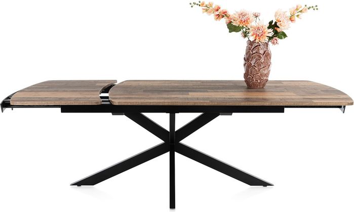 Henders en Hazel Pavalon Driftwood Uitschuiftafel