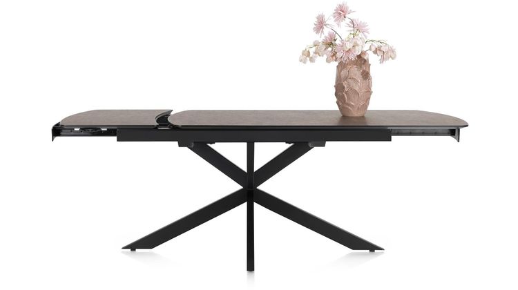 Henders en Hazel Pavalon Roest Uitschuiftafel