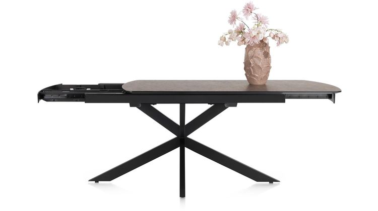 Henders en Hazel Pavalon Roest Uitschuiftafel