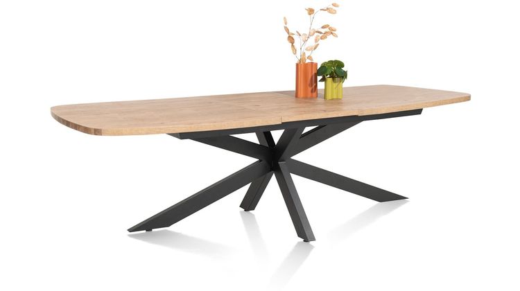 Henders en Hazel Pavarotti Sterpoot Uitschuiftafel