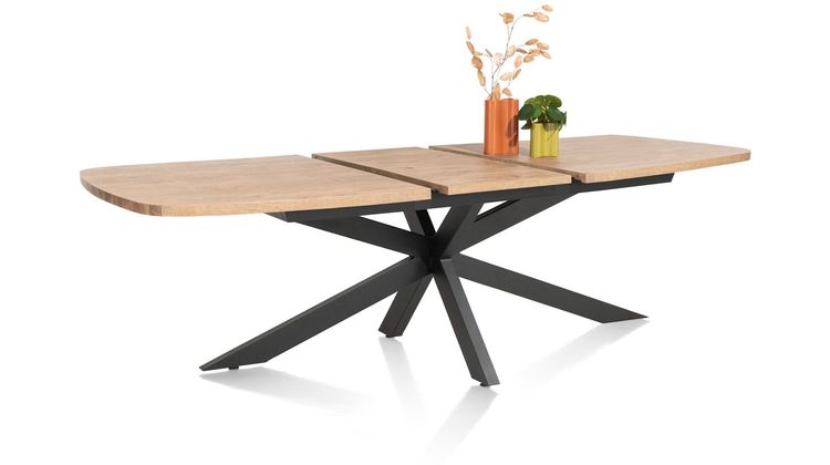 Henders en Hazel Pavarotti Sterpoot Uitschuiftafel