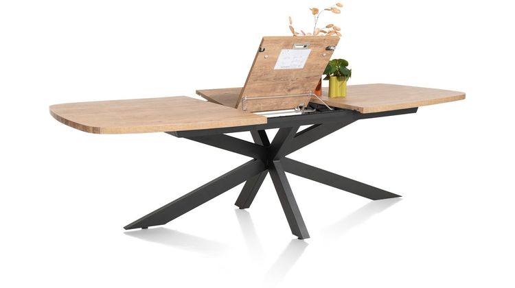 Henders en Hazel Pavarotti Sterpoot Uitschuiftafel