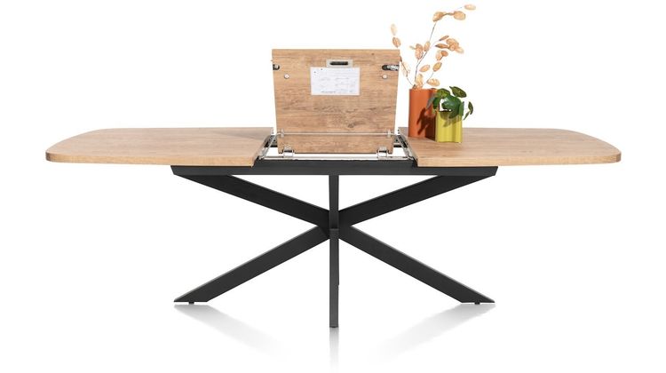 Henders en Hazel Pavarotti Sterpoot Uitschuiftafel