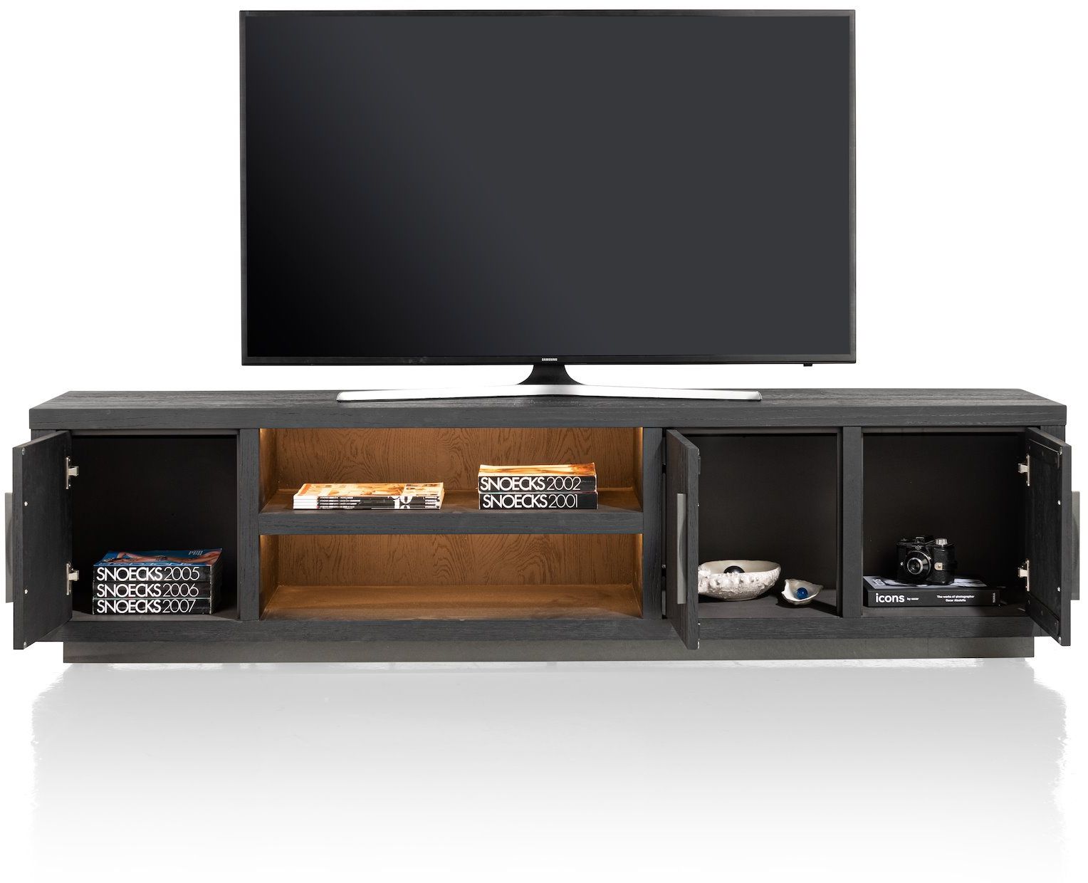 Henders en Hazel Pavie Castle Black Tv-meubel