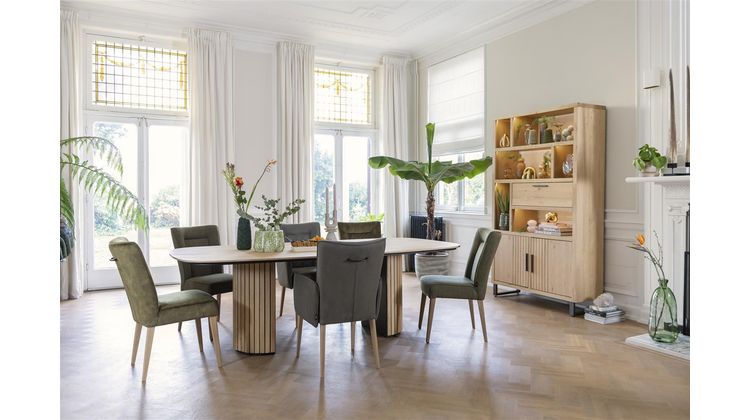 Henders en Hazel Pavie Natural Eettafel