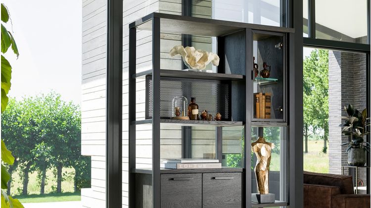 Henders en Hazel Ridgefield Castle Antraciet Roomdivider