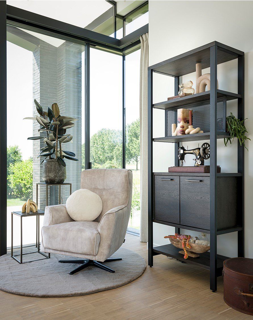 Henders en Hazel Ridgefield Castle Antraciet Roomdivider