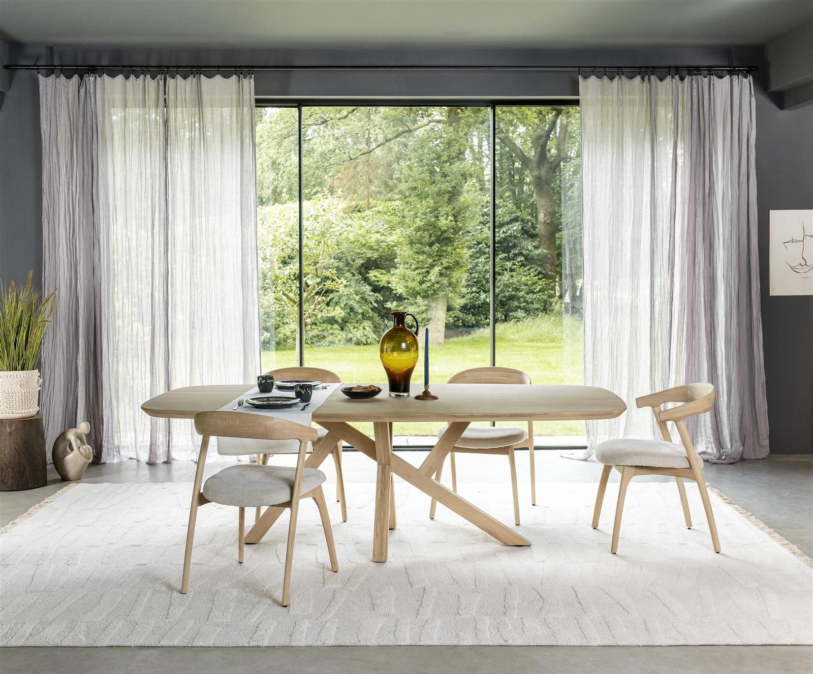 Henders en Hazel Shimla Eettafel