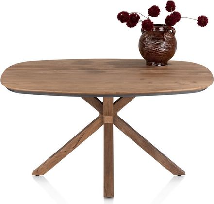 Henders en Hazel Trapani Ovale Centrale Teenpoot Eettafel