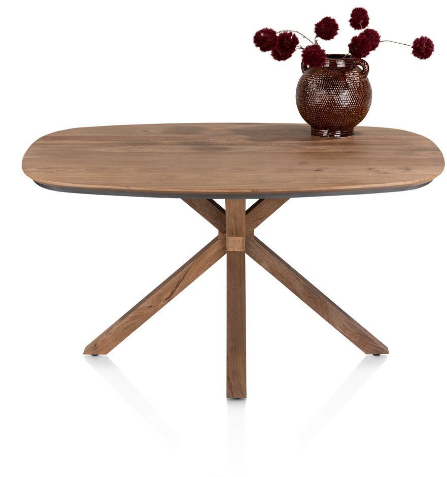 Henders en Hazel Trapani Ovale Centrale Teenpoot Eettafel
