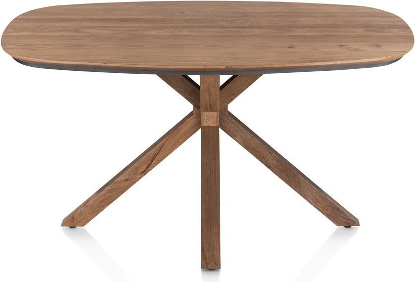 Henders en Hazel Trapani Ovale Centrale Teenpoot Eettafel