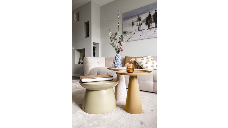 HKLIVING Earthenware XL Bijzettafel