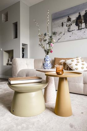 HKLIVING Earthenware XL Bijzettafel