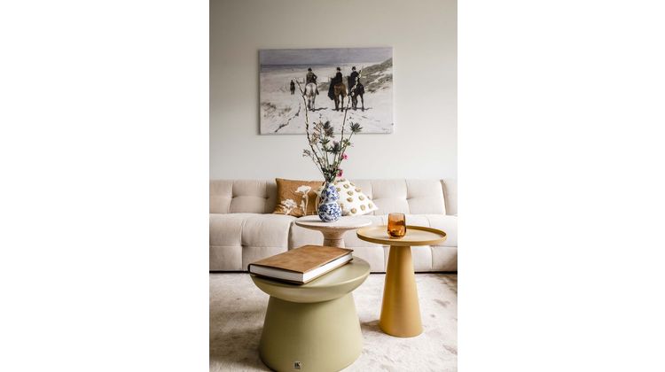 HKLIVING Earthenware XL Bijzettafel