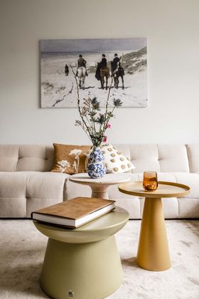 HKLIVING Earthenware XL Bijzettafel
