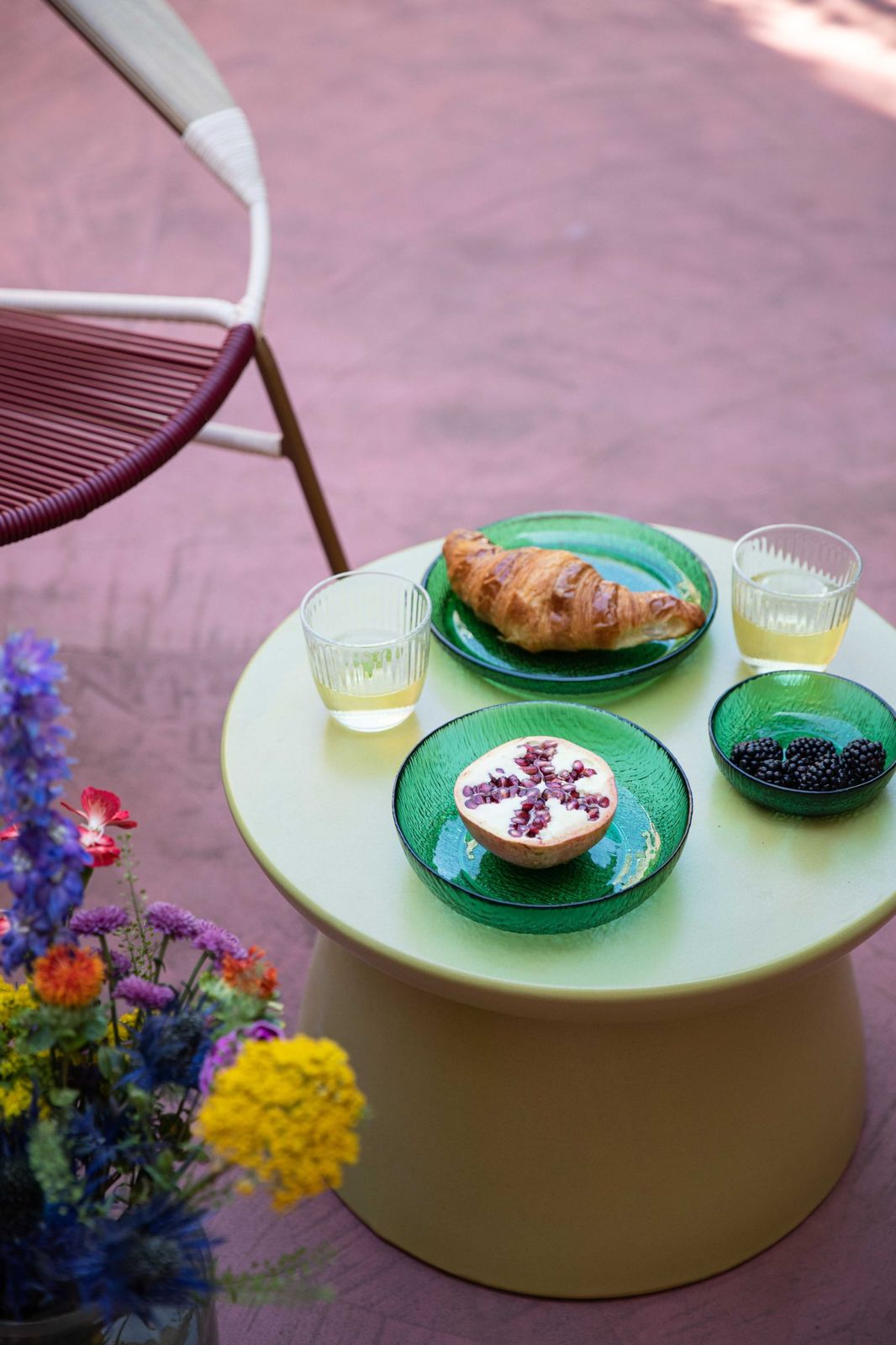 HKLIVING Earthenware XL Bijzettafel