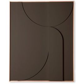 HKliving Framed Relief B Wanddecoratie