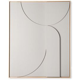 HKliving Framed Relief B Wanddecoratie