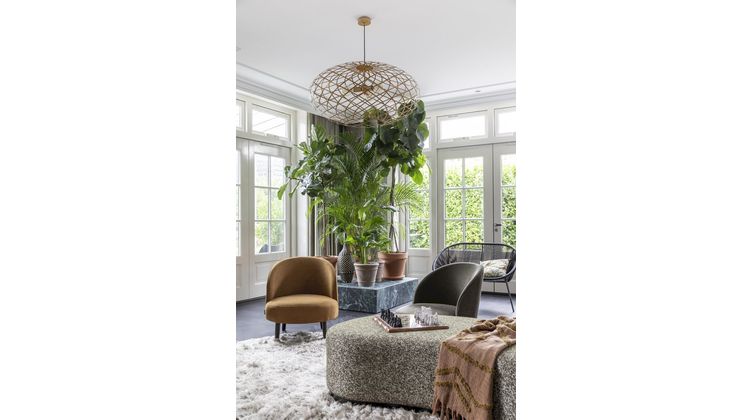 HKliving Fringe Pattern Plaid