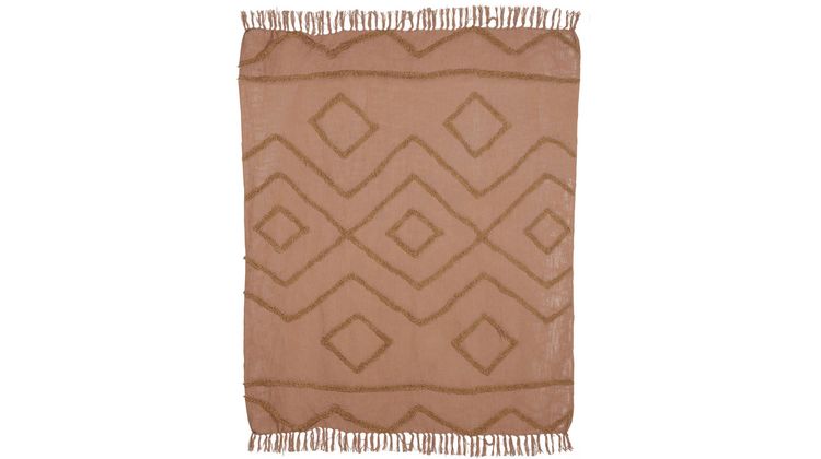 HKliving Fringe Pattern Plaid