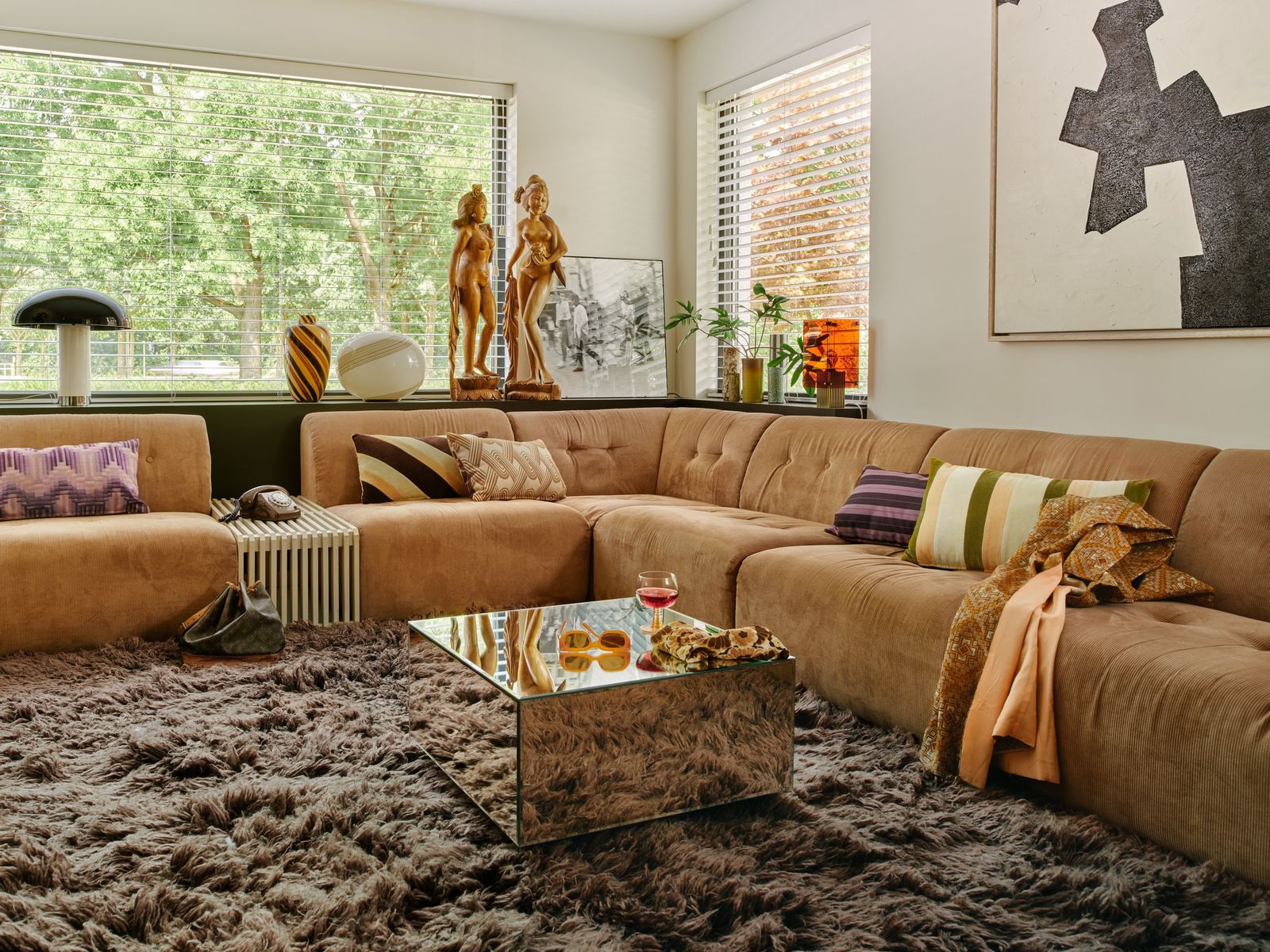 HKLIVING Mirror Block Salontafel