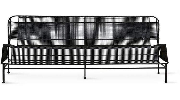 HKliving Outdoor Woven Zitbank