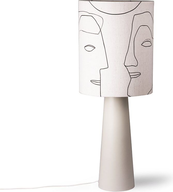 HKLIVING Printed Faces Lampenkap