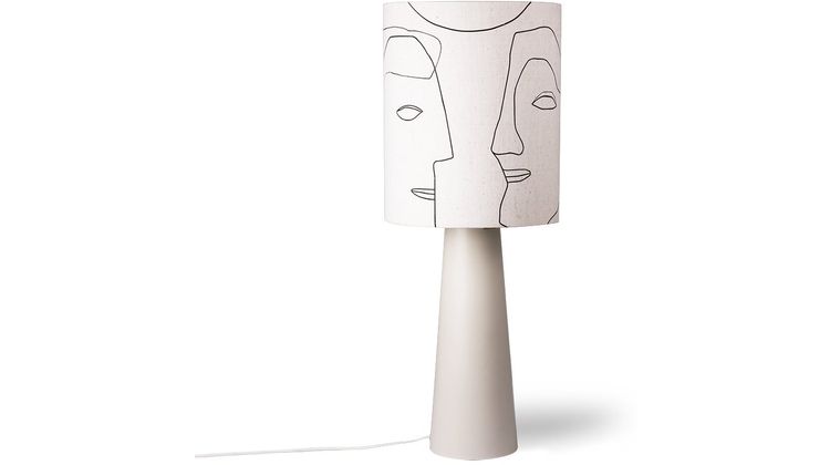 HKLIVING Printed Faces Lampenkap