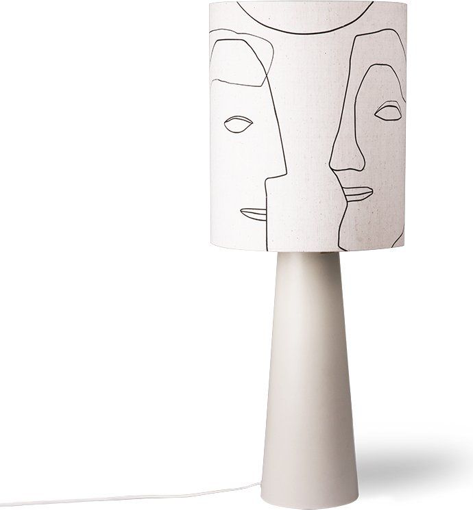 HKLIVING Printed Faces Lampenkap