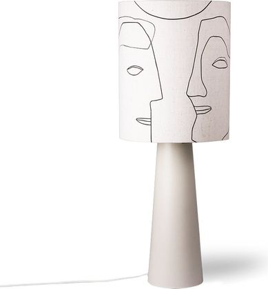 HKLIVING Printed Faces Lampenkap