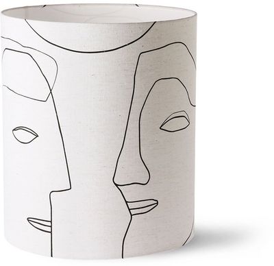Printed Faces Lampenkap
