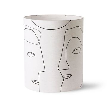 HKLIVING Printed Faces Lampenkap