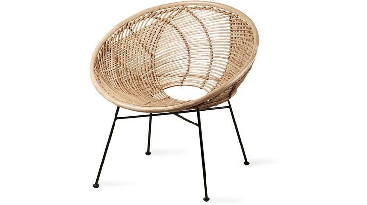 HKliving Rattan Ball Fauteuil