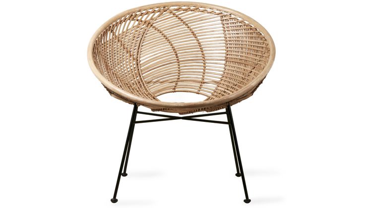 HKliving Rattan Ball Fauteuil