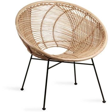 HKliving Rattan Ball Fauteuil