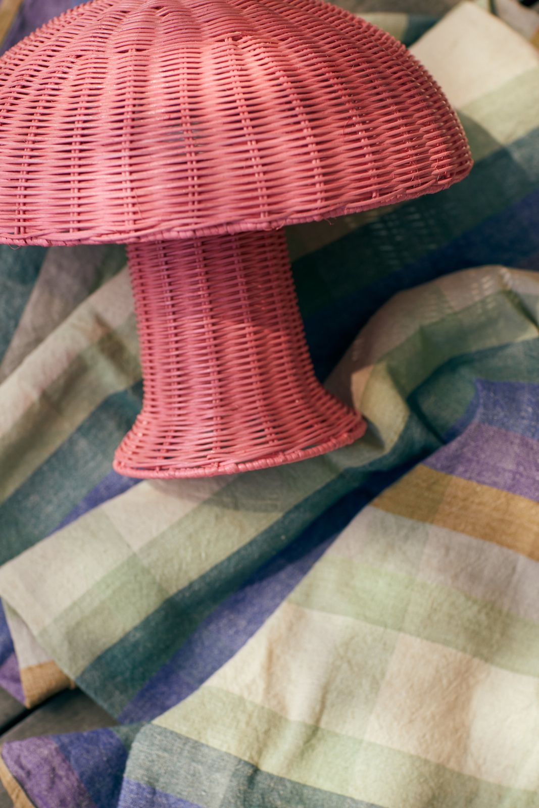 HKLIVING Rattan Tafellamp