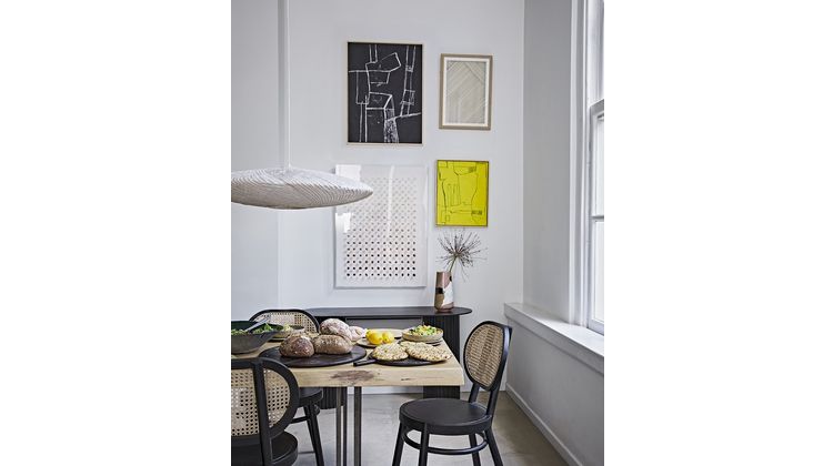 HKLIVING Retro Webbing Eetkamerstoel